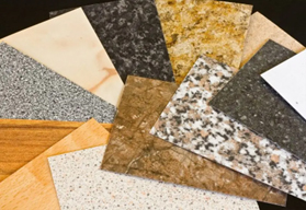 Granite samples for kitchen countertops in Springville, UT